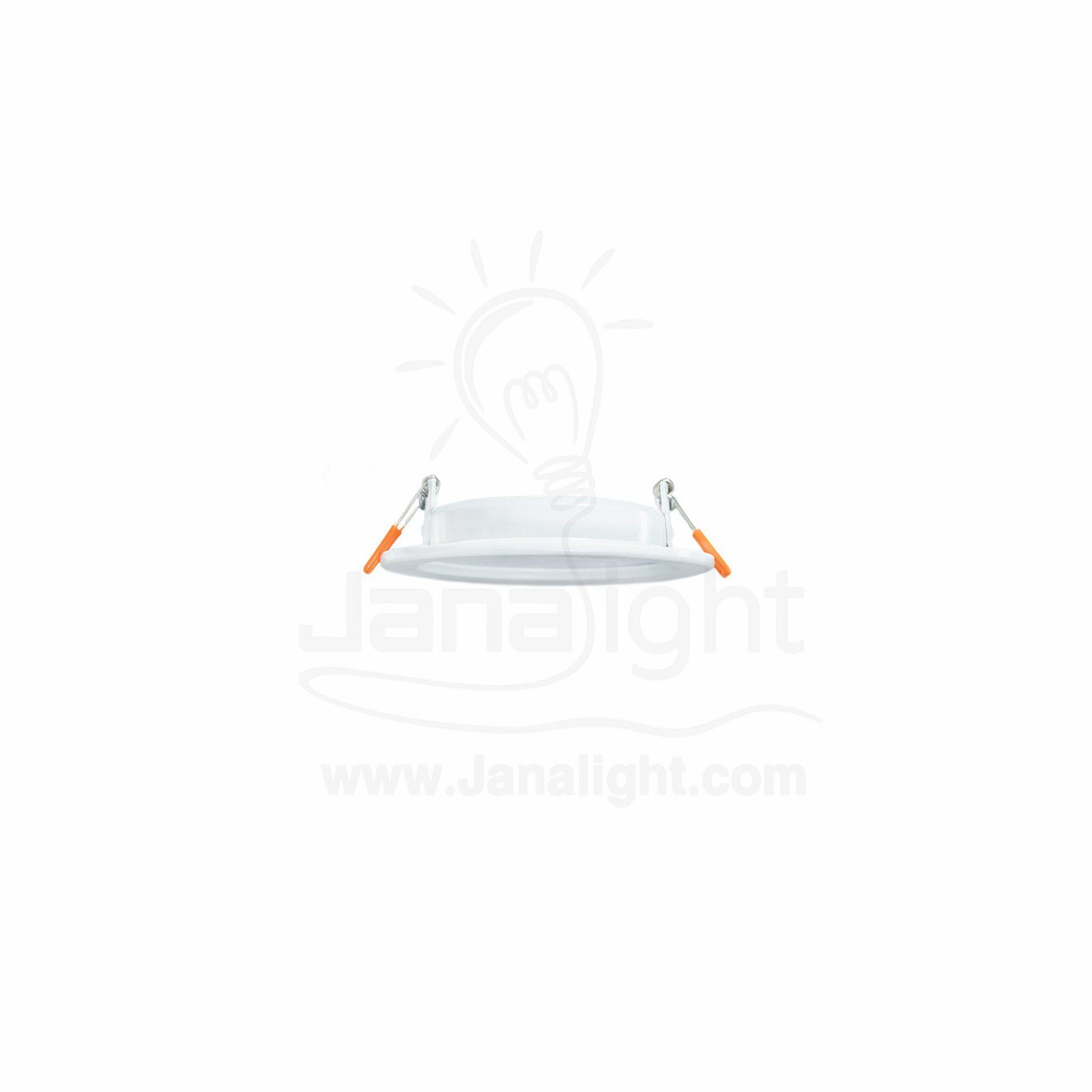 round prominent white 12 watt spot panel light liper